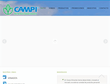 Tablet Screenshot of campialimentos.com